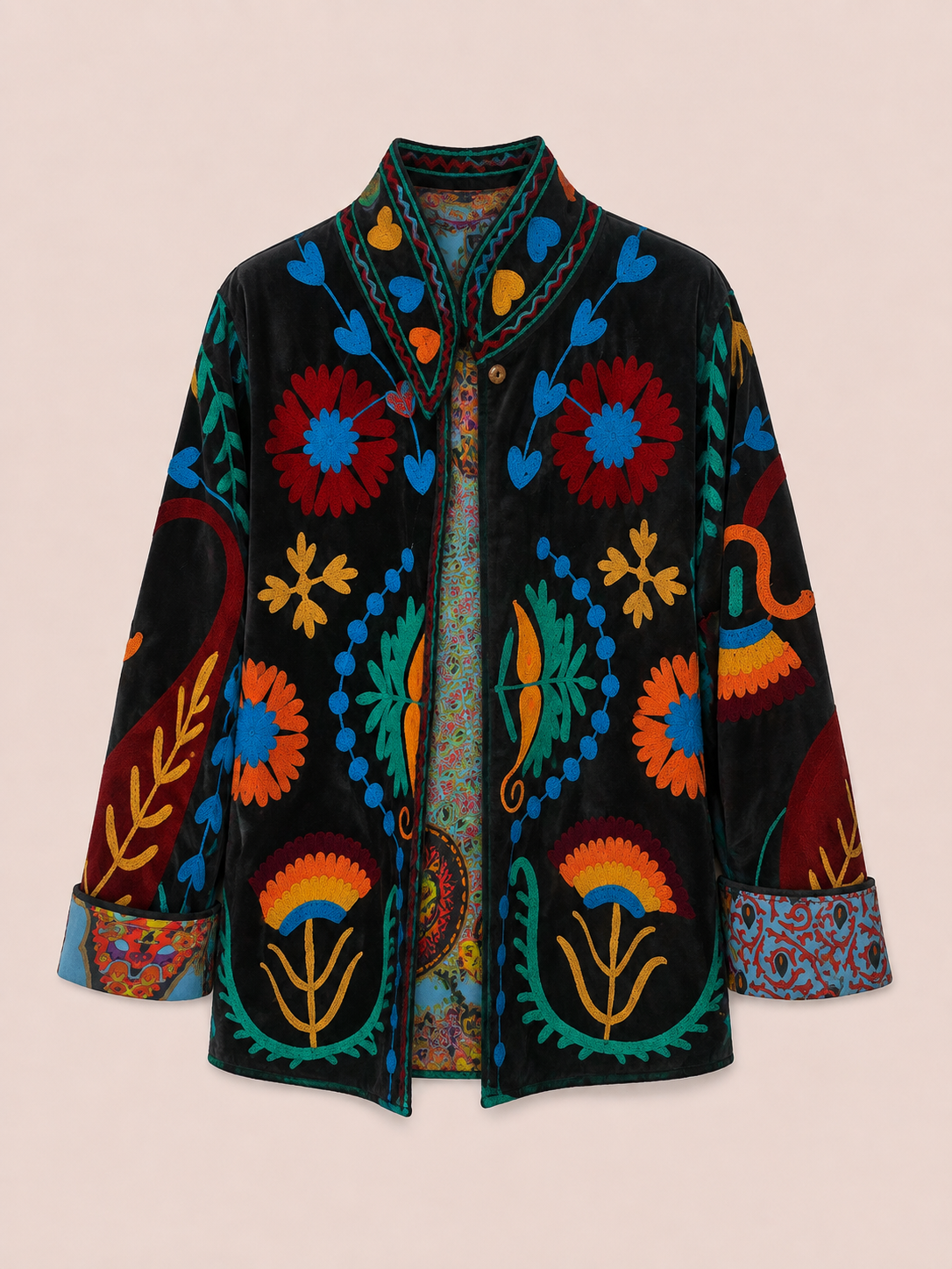 CHAQUETA ESTAMPADA