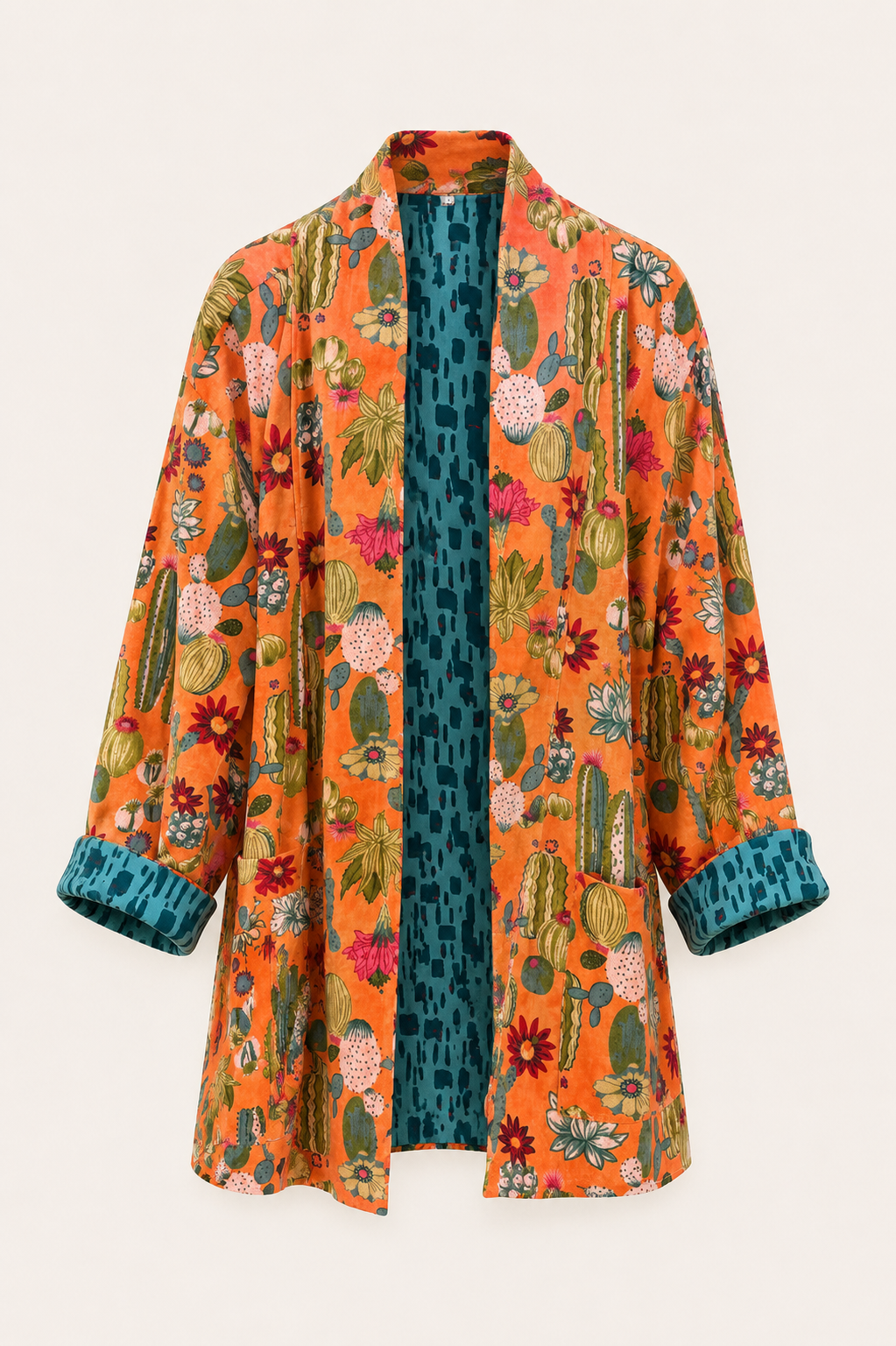 CHAQUETA ESTAMPADA