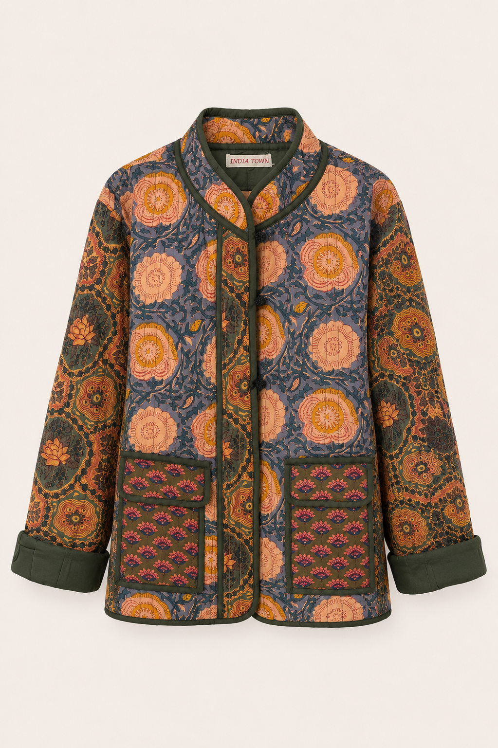 CHAQUETA ESTAMPADA