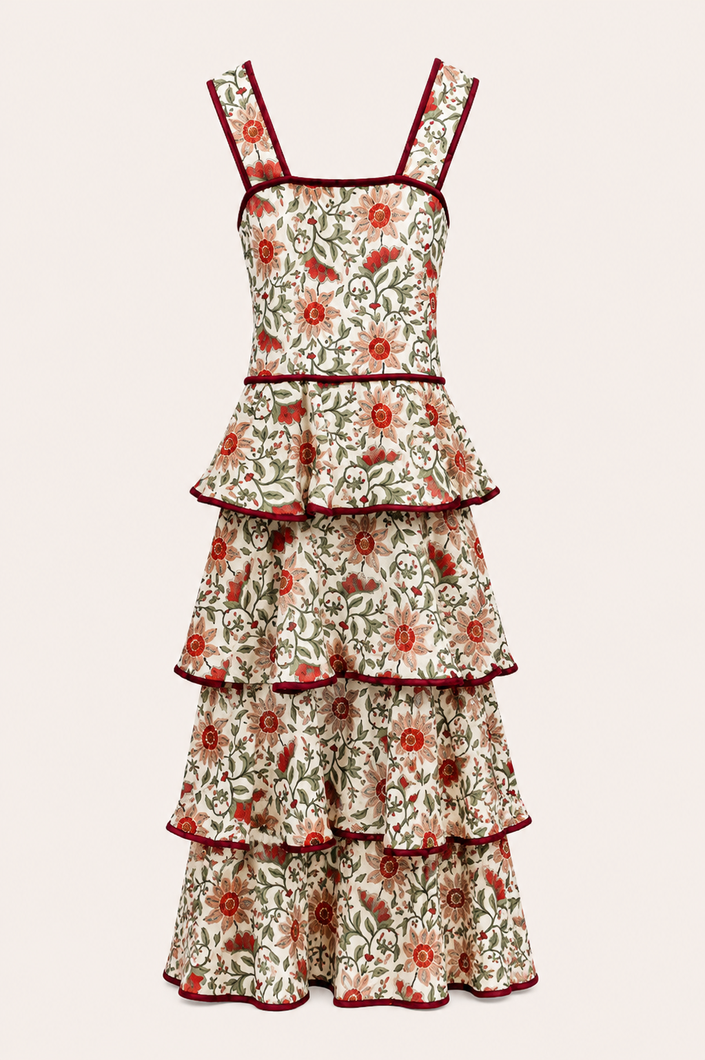 VESTIDO ESTAMPADO FLORES
